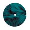 FabricLA Dk Turquoise Faux Fur Tree Skirt Cut - 60 Inches with Rounded Edges (No Backing) for Holiday Decor